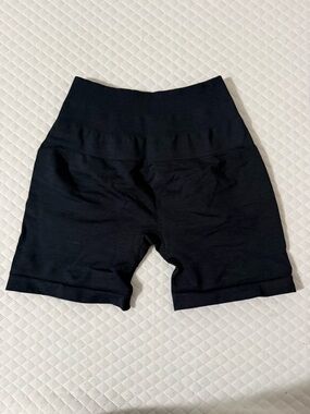 Black Women's High-Waist Compression Shorts